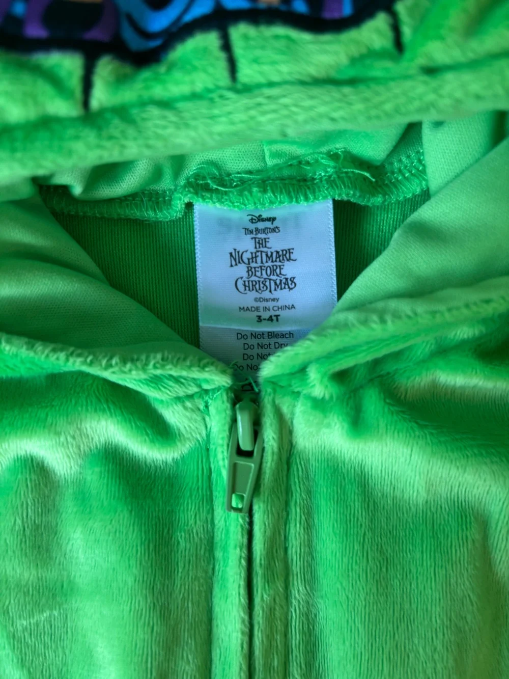 Toddler Oogie Boogie The Nightmare Before Christmas Halloween Costume NWOT